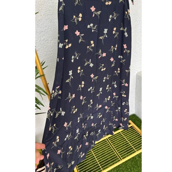 Jones New York Petite Women's Long Skirt Real 100% Silk - Picture 5 of 11